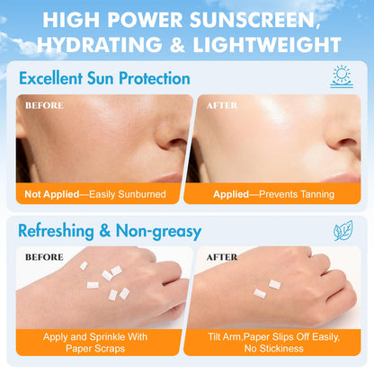 30 Pack Travel Size Sunscreen, SPF 50