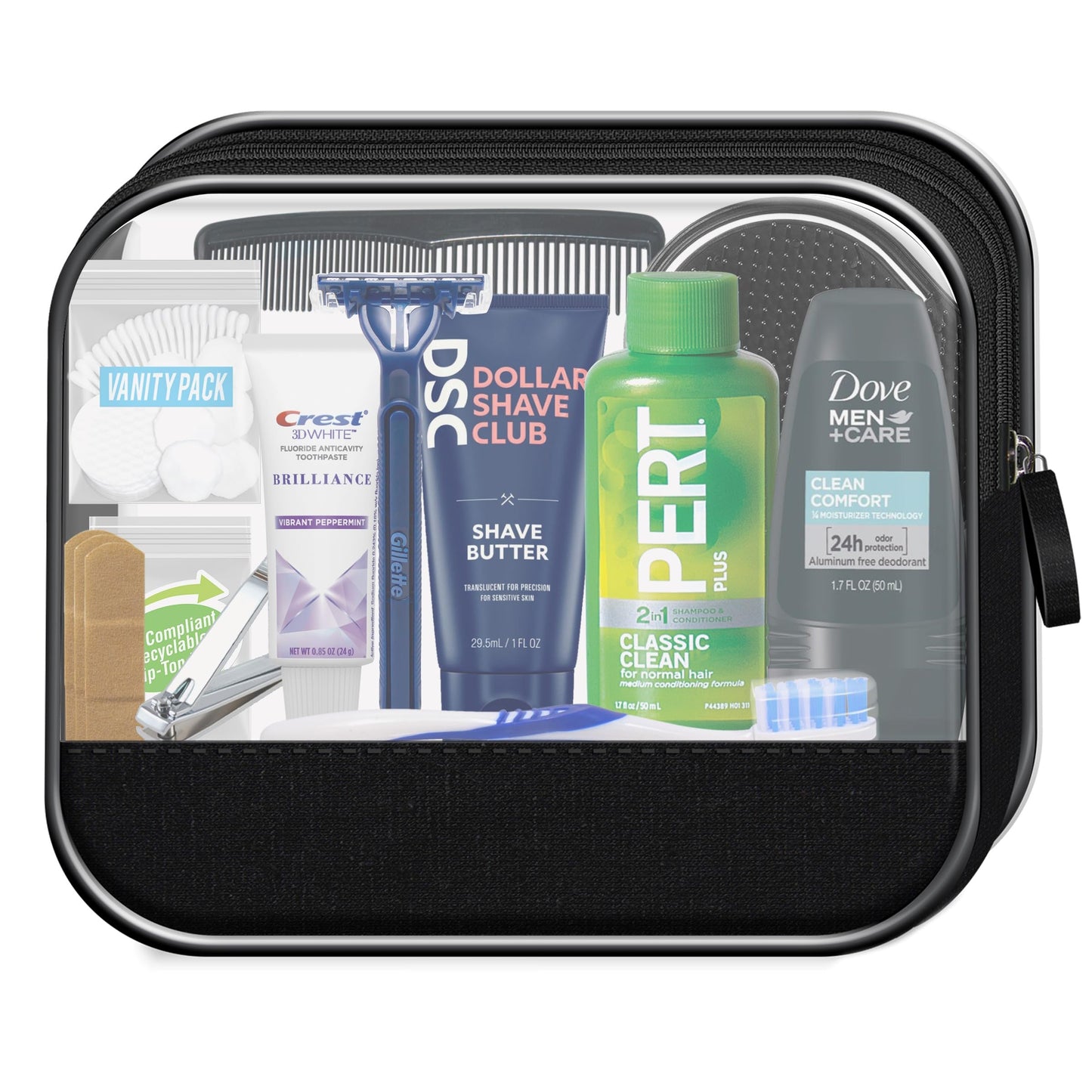 Men’s Super Deluxe, 16-Piece Kit with TSA Compliant Essentials