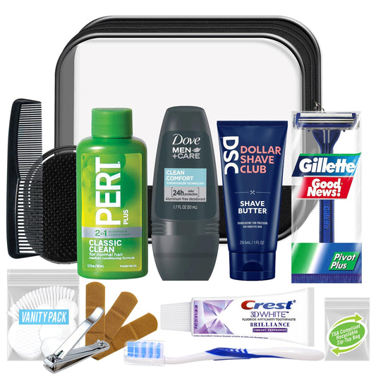 Men’s Super Deluxe, 16-Piece Kit with TSA Compliant Essentials