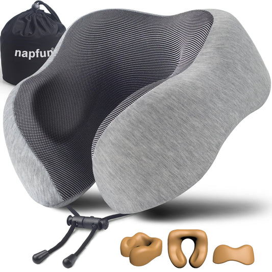 100% Pure Memory Foam Travel Pillow - First Coast Travel Shop