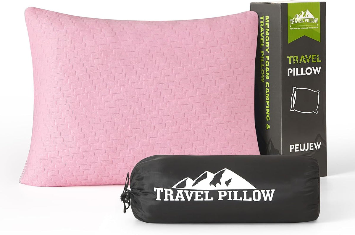 Small Shredded Memory Foam Travel Pillow 12" x 16"